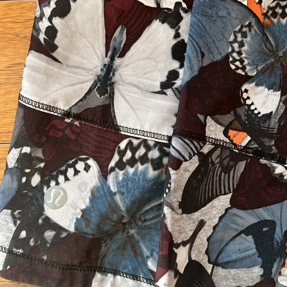 🖤LULULEMON PACE RIVAL SKIRT/SKORT*TALL-BIGGIE SO FLY BUTTERFLY PIZZAZ/BLACK-8🖤 - Picture 13 of 15